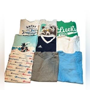 Kids Graphic T-Shirts Size 8/10- Multicolor